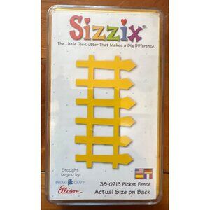 Sizzix Ellison 38-0213 Picket Fence Die-Cutter Tool For Crafts Scrapbooking